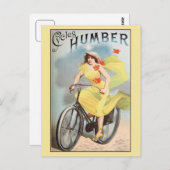 ca. 1890 Vintag Cycles Bicyles Ad Humber Postkarte (Vorne/Hinten)