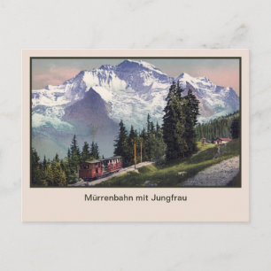 ca. 1900 Jungfrau Bergmütterbahn Postkarte