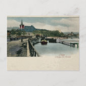 ca. 1900 Lüttich die Bischofsperre Postkarte (Vorderseite)
