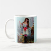 ca. 1905 lose Frau RPPC No. 2 Kaffeetasse (Links)