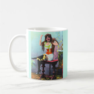 ca. 1905 lose Frau RPPC Nr. 1 Kaffeetasse