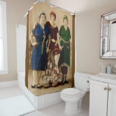 ca. 1910 Atlantic City Badeschönheiten RPPC Duschvorhang (Beispiel)