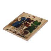 ca. 1910 Atlantic City Badeschönheiten RPPC Fliese (Seite)