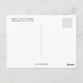 ca. 1910, Minerva Mosaic in der Kongressbibliothek Postkarte (Rückseite)