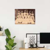 ca. 1914 Absolventen der Krankenpflegerschule Poster (Heimbüro)