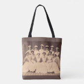 ca. 1914 Absolventen der Krankenpflegerschule Tasche (Rückseite)