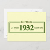 ca. 1932 postkarte (Vorne/Hinten)