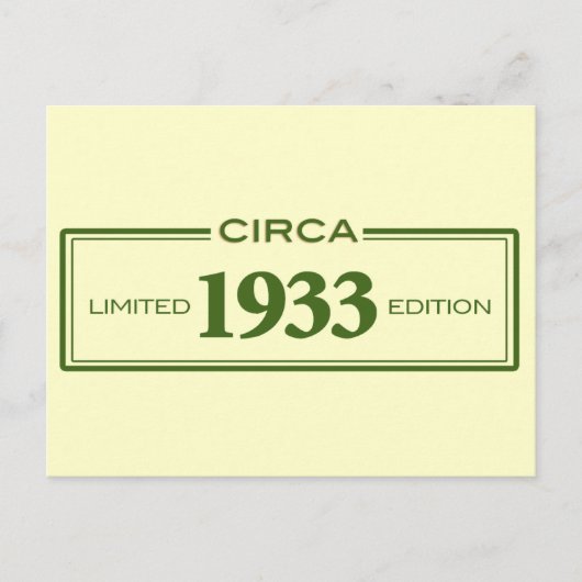 ca. 1933 postkarte (Vorderseite)