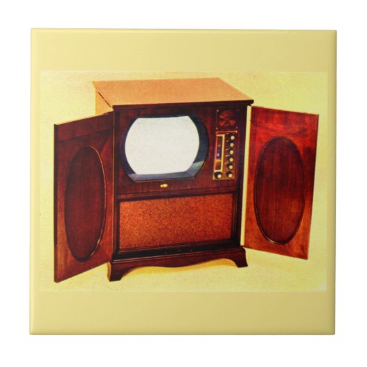 ca. 1950 TV-Set Nr. 1 Fliese (Vorderseite)
