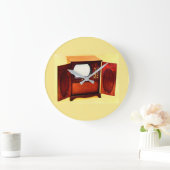 ca. 1950 TV-Set Nr. 1 Große Wanduhr (Zuhause)