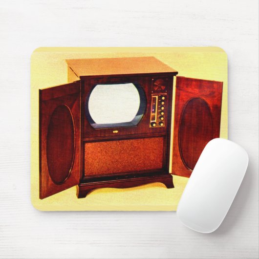 ca. 1950 TV-Set Nr. 1 Mousepad (Mit Mouse)