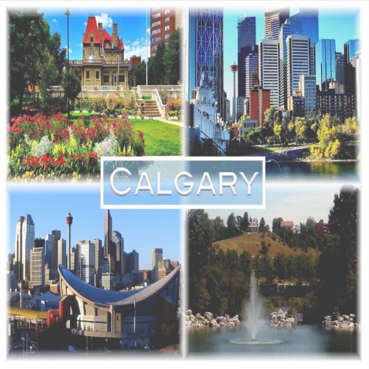 CA Alberta - Calgary - Garten des Blauen Blutes - Aufkleber (Vorderseite)