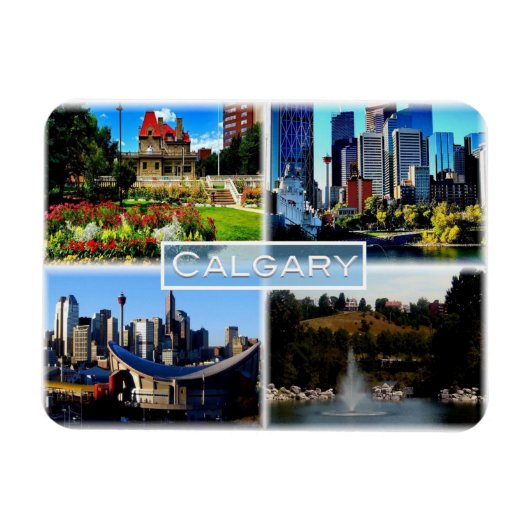 CA Alberta - Calgary - Garten des Blauen Blutes - Magnet (Horizontal)