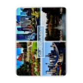 CA Alberta - Calgary - Garten des Blauen Blutes - Magnet (Vertikal)