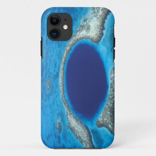 CA, Belize. Luftansicht des Blue Hole (Durchmesser Case-Mate iPhone Hülle