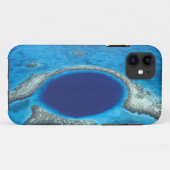 CA, Belize. Luftbild des Blauen Loch (Durchmesser) Case-Mate iPhone Hülle (Rückseite (Horizontal))