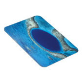 CA, Belize. Luftbild des Blauen Lochs (Durchmesser Magnet (Rechte Seite)