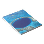 CA, Belize. Luftbild des Blauen Lochs (Durchmesser Notizblock (angewinkelt)