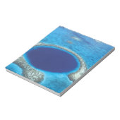 CA, Belize. Luftbild des Blauen Lochs (Durchmesser Notizblock (Rotiert)