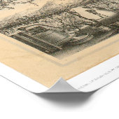 CA. Bescheinigung der landwirtschaftlichen Gesells Poster (Ecke)