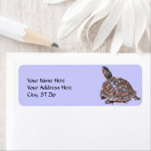 CA- Box Schildkrötenadresse Label. (Insitu)