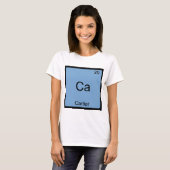Ca - Cartier Funny Chemistry Element Symbol T-Shir T-Shirt (Vorne ganz)