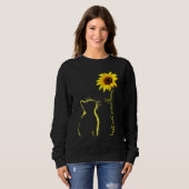 Ca Cat Cat Sprichwort Sweatshirt (Vorne ganz)