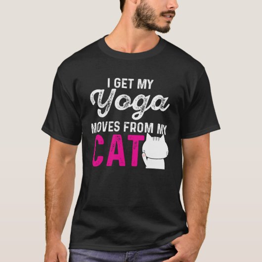 Ca Cat Yoga Positionen für Yogi oder Katzen Lady T-Shirt (Vorderseite)
