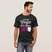 Ca Cat Yoga Positionen für Yogi oder Katzen Lady T-Shirt (Vorne ganz)