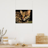 CA, Central Panama, Soberania NP, Margay 2 Poster (Küche)