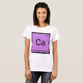 Ca - Challenge Accepted Chemistry Element Meme T-S T-Shirt (Vorne ganz)
