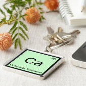 Ca - Computeranimation — Funny Chemistry Element T Schlüsselanhänger (Seite)