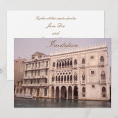 Ca' D'Oro Einladung (Vorne/Hinten)