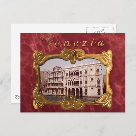 Ca' D'Oro Postkarte (Vorne/Hinten)