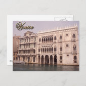 Ca' D'Oro Postkarte (Vorne/Hinten)
