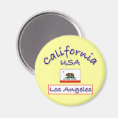 CA-Flag-LA Magnet (Vorderseite/Rückseite)