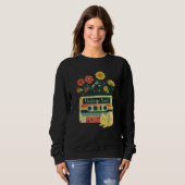 Ca for woman Retro Soul Flowers Wildflower Sweatshirt (Vorne ganz)