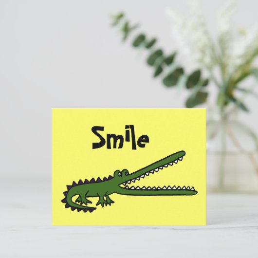 CA: Funny Croc Postcard Postkarte (Stehend Vorderseite)