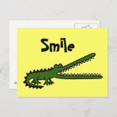 CA: Funny Croc Postcard Postkarte (Vorne/Hinten)