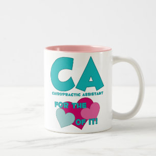CA für die Liebe der IT-Tasse Zweifarbige Tasse