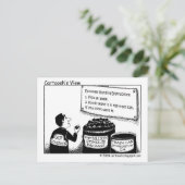 CA: Geben Sie mir Ihr ungewolltes Geld für Konjunk Postkarte (Stehend Vorderseite)