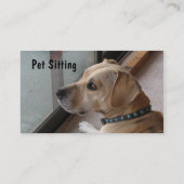 CA, Haustier-sitzende Visitenkarten Visitenkarte (Rückseite)