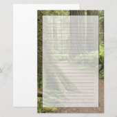 CA, Jedediah Smith Staat Park, Simpson Reed Briefpapier (Vorne/Hinten)