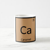Ca - Karamellchemie - Periodisches Tabellensymbol Kaffeetasse (Mittel)