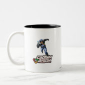 CA-Krieger-Tasse Zweifarbige Tasse (Links)