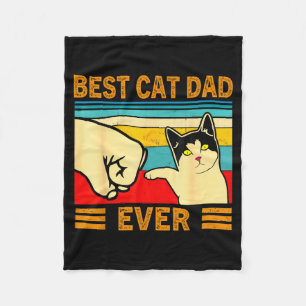 Ca Men Bester Katzenvater Aller Zeiten Lustiges Ka Fleecedecke