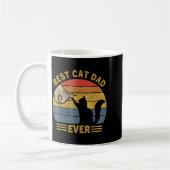 Ca Men Cat Dad Ever Funny Cat Lover Gift  Kaffeetasse (Links)