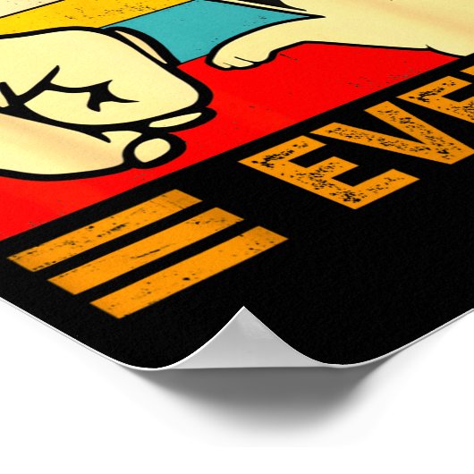 Ca Men Cat Dad Ever Funny Cat Lover Gift  Poster (Ecke)