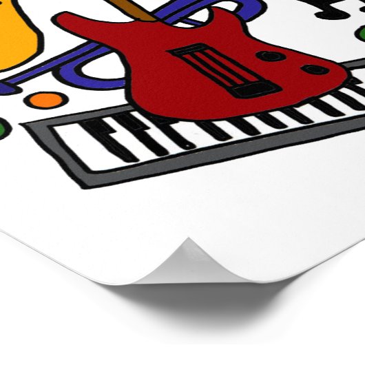 CA- Music Art Poster (Ecke)