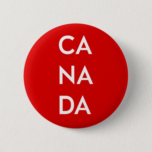 Ca Na Da Canada Dark Monotone Button (Vorderseite)